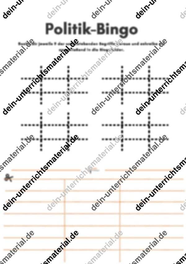 Vertretungsstunde Politikunterricht - Materialpaket – Bild 5