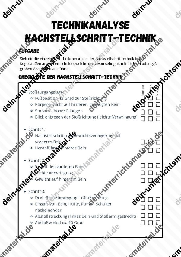 Leichtathletik ⎮ Kugelstoßen Magazin inkl. 11 Arbeitsblätter – Bild 9