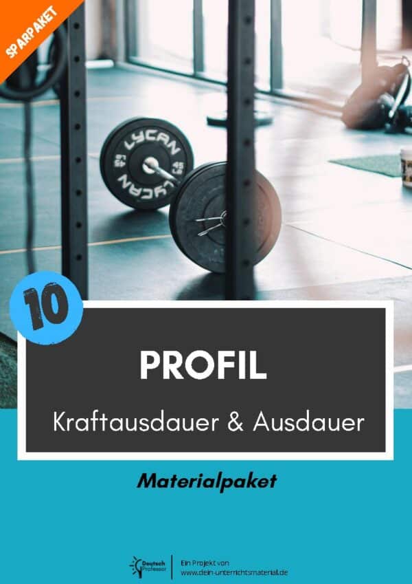 Fitness ⎮ Ausdauer und Kraftausdauer - Materialpaket für das sportliche Profil (36 Doppelstunden)