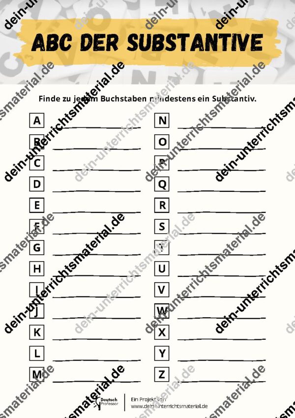 Wortarten: Grundwortarten - ABC – Bild 2