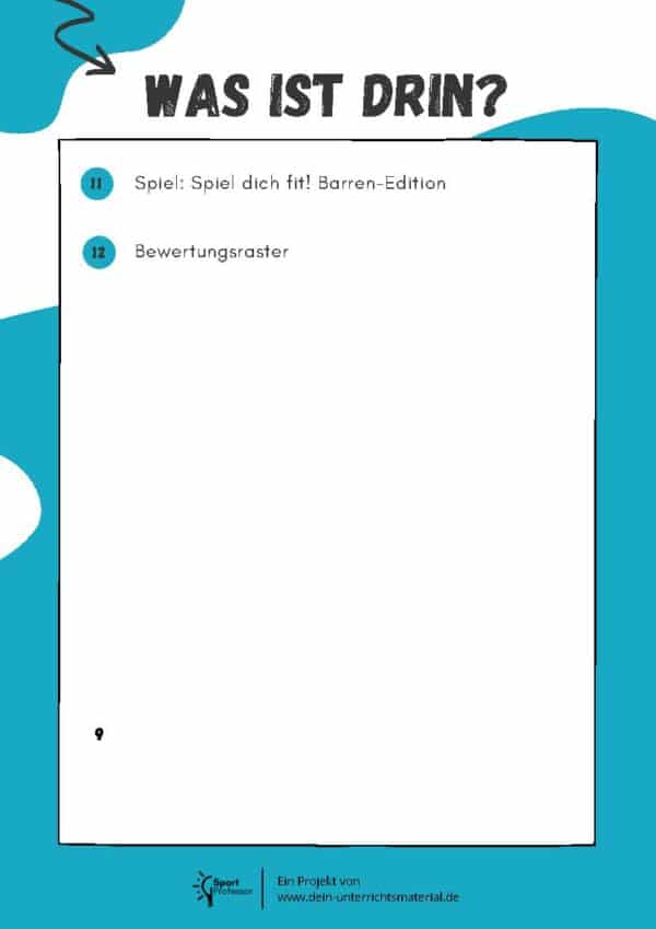 Turnen ⎮ Materialpaket Barren (128 Stationskarten, inkl. methodische Reihen, Spiel und Bewertungsraster) – Bild 3