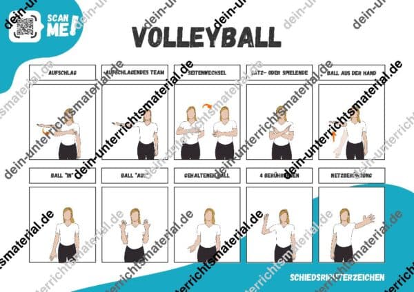 Volleyball ⎮ Regelwerk (Arbeitsblätter, Bildkarten, Erklärvideos uvm.) – Bild 7
